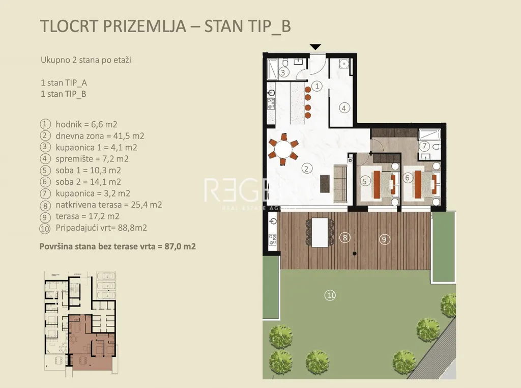 Istra, Novigrad - Trosoban apartman u luksuznom stambenom kompleksu 117 m2