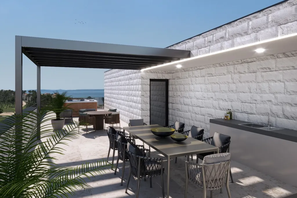 Zadar, Privlaka - Luksuzno naselje od tri stambene vile 70 m od mora