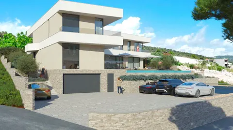 Rogoznica, Kanica - Moderna vila s pogledom na more 400 m2