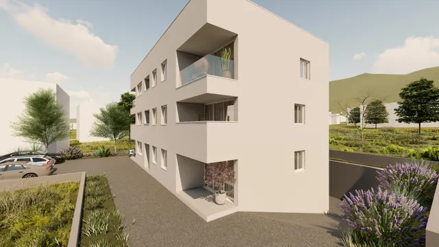 Kaštela, Kaštel Lukšić – Dvosoban stan stan 58 m2 s balkonom novogradnja