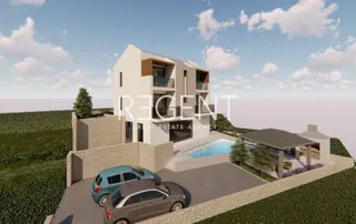 Trogir, Sevid - Luksuzna vila s otvorenim pogledom na more 165 m2