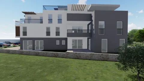 Vodice, Srima - Poslovni prostor u prizemlju zgrade 92 m2
