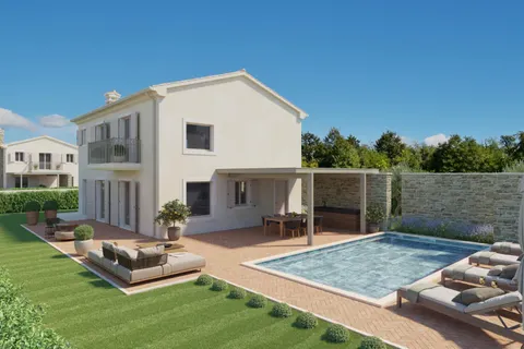 Istra, Višnjan - Prekrasna vila u luksuznom naselju 155 m2