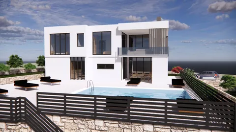 Split, Klis - Zemljište 1800 m2 s projektom za dvije vile