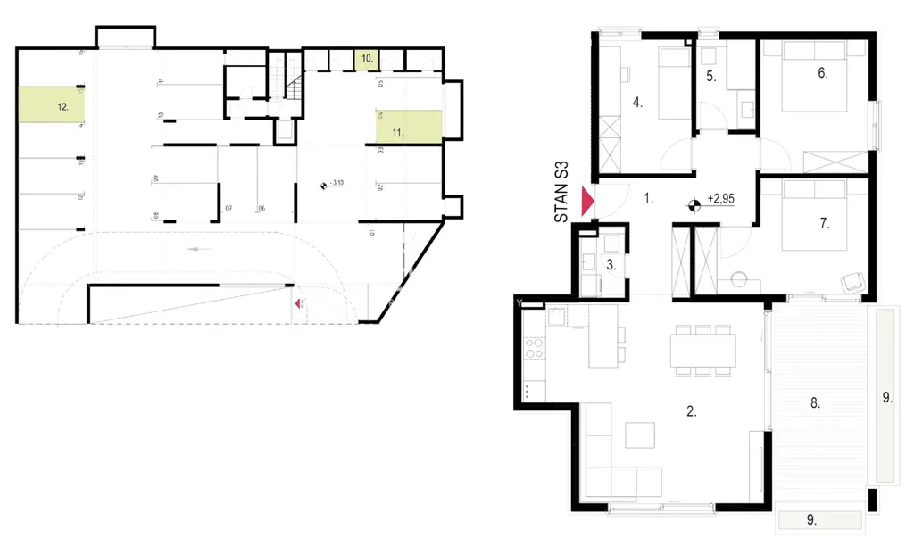 Split, Kaštela - Trosoban stan s terasom 109 m2 NOVOGRADNJA
