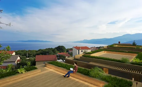 Opatija, Kastav – Dvoetažni penthouse u luksuznom kompleksu 227 m2
