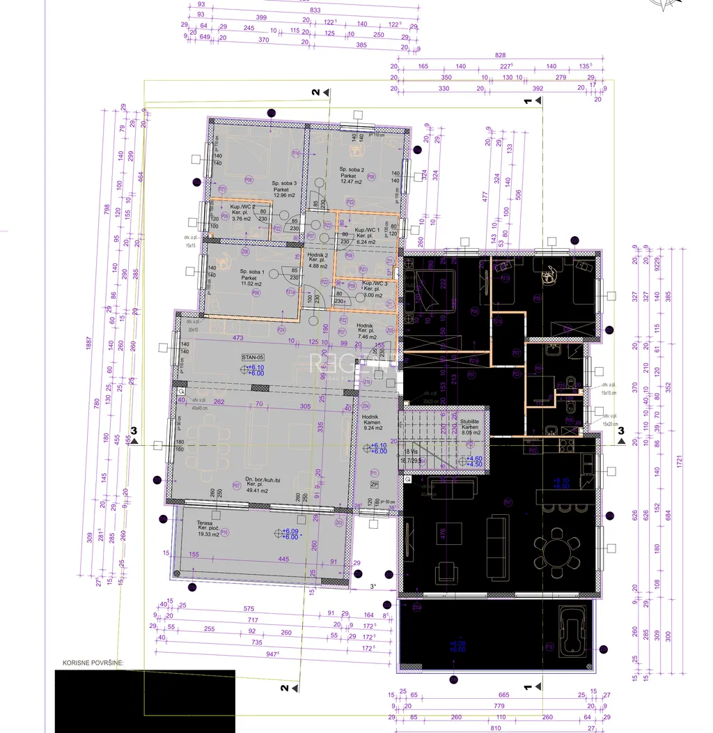 Zadar, Sukošan - Luksuzan penthouse 172 m2 novogradnja
