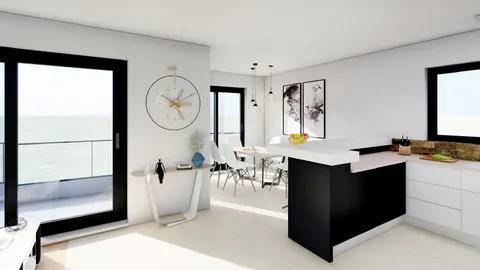 Kaštela, Kaštel Lukšić - Jednosoban stan 60 m2 s lođom novogradnja KREDIT