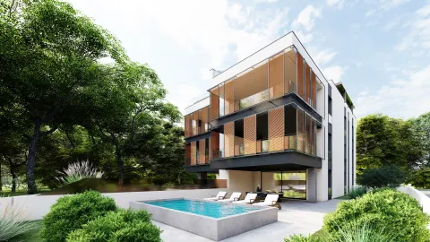 Zadar, Diklo - Luksuzan trosoban stan s vrtom 166 m2, NOVOGRADNJA
