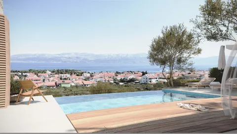 Brač, Supetar - Vila s bazenom u luksuznom kompleksu 280 m2