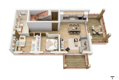 Istra, Umag - Moderan trosoban stan u kompleksu dvije stambene zgrade 74,09 m2 – Novogradnja