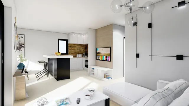 Kaštela, Kaštel Lukšić - Jednosoban stan 60 m2 s lođom novogradnja KREDIT