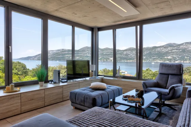 Korčula - Moderne dizajnerske vile s pogledom na more