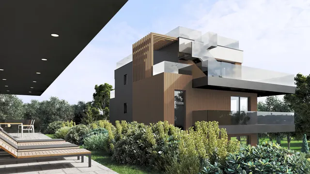 Zagreb, Gračani - Projekt luksuznog stambenog kompleksa , novogradnja