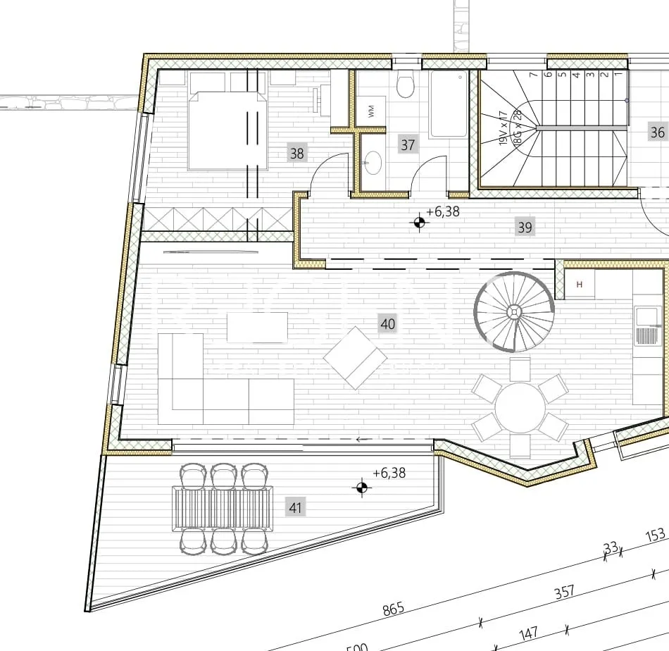 Opatija, Ičići – Luksuzan stan s bazenom 180m2