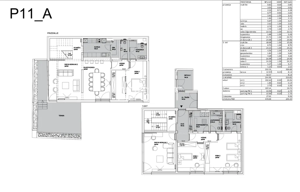 Zagreb, Sveti Duh - Luksuzan dvoetažan stan 240 m2, novogradnja