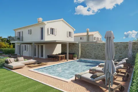 Istra, Višnjan - Prekrasna vila u luksuznom naselju 155 m2