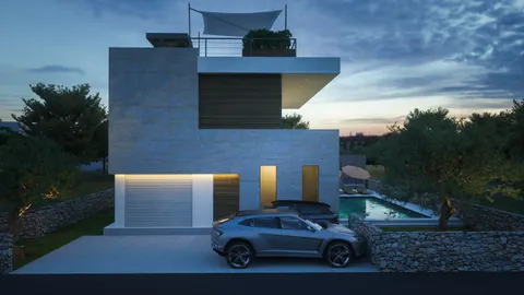 Sukošan – Luksuzna moderna vila s bazenom 411 m2