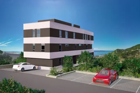 Makarska - Dvosoban stan s loggiom 64 m2 NOVOGRADNJA