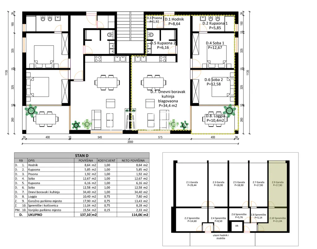 Istra, Rovinj - Moderan stan u izgradnji 114,06 m2