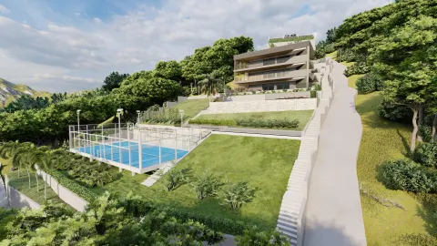 Omiš, Borak – Zemljište s projektom za izgradnju tri luksuzne vile 2460m2