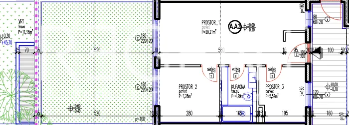 Split, Mejaši - Poslovni prostor/ured na frekventnoj lokaciji, 40 m2