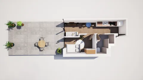 Zagreb, Trešnjevka - dvosoban stan 50 m2 novogradnja