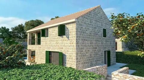 Brač, Bol - Građevisnko zemljište s projektom za izgradnju vila