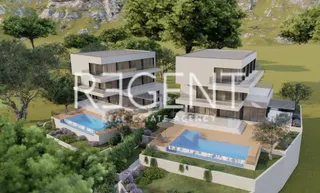 Šibenik, Rogoznica- Zemljište s projektom za izgradnju dvije luksuzne vile 1741m2