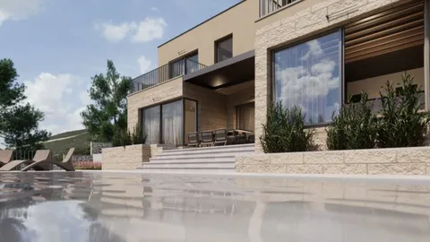 Omiš - Moderna vila u izgradnji 154 m2