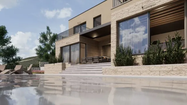 Omiš - Moderna vila u izgradnji 154 m2