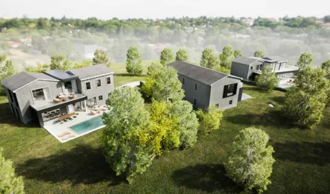 Istra, Oprtalj – Građevinsko zemljišto s projektom, NOVA CIJENA!