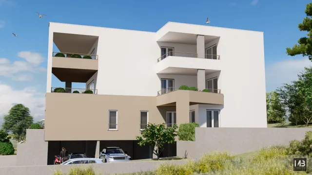 Kaštela, Kaštel Gomilica - Dvosoban stan 74,96 m2 sa terasom i vrtom
