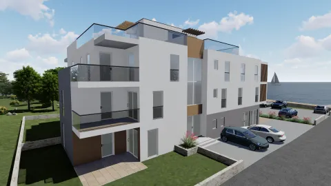 Vodice, Srima - Poslovni prostor u prizemlju zgrade 102 m2