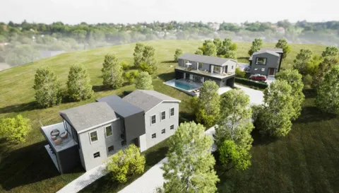 Istra, Oprtalj – Građevinsko zemljišto s projektom, NOVA CIJENA!