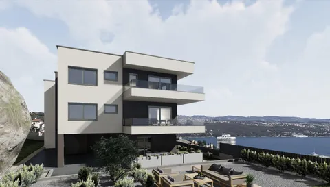 Kvarner, Opatija – Luksuzan dvosoban stan s pogledom na more 89 m2