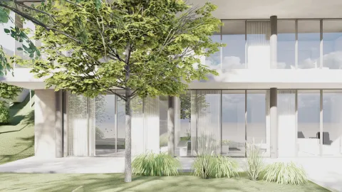 Opatija - Građevinsko zemljište s projektom i dozvolom prvi red uz more
