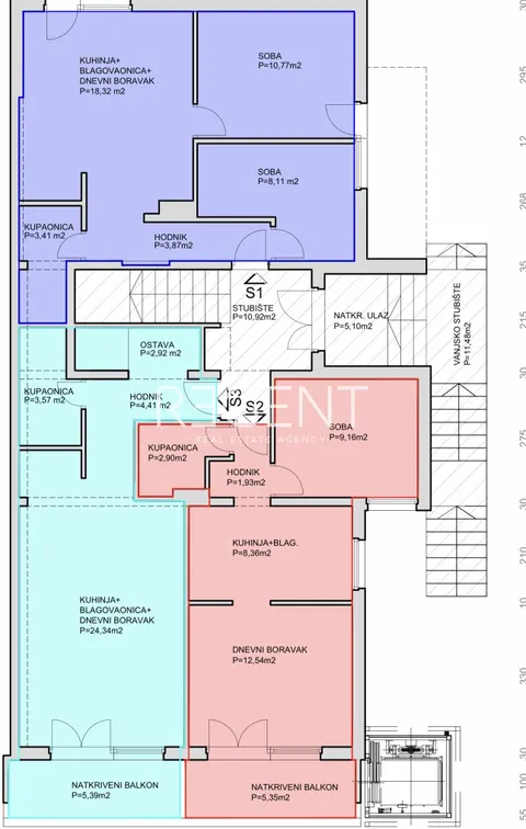 Omiš, Lokva Rogoznica - Stan prvi red uz more 40 m2