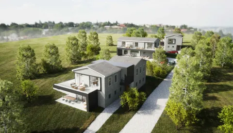 Istra, Oprtalj – Građevinsko zemljišto s projektom, NOVA CIJENA!