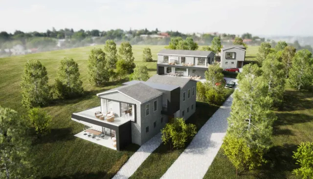 Istra, Oprtalj – Građevinsko zemljišto s projektom, NOVA CIJENA!