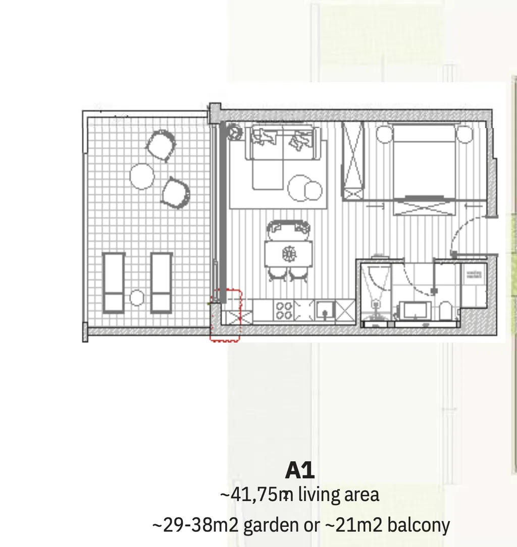 Zadar, Petrčane, Falkensteiner Aurora Premium Living Residences - Dvosoban apartman 61 m2