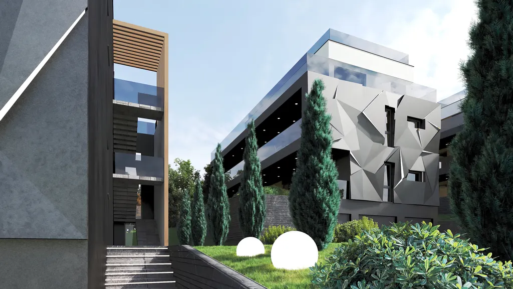 Zagreb, Gračani - Projekt luksuznog stambenog kompleksa , novogradnja