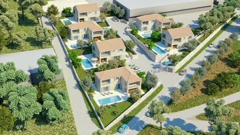Brač, Bol - Građevisnko zemljište s projektom za izgradnju vila