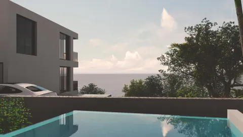 Omiš, Lokva Rogoznica - Moderna vila u izgradnji s pogledom na more 277 m2