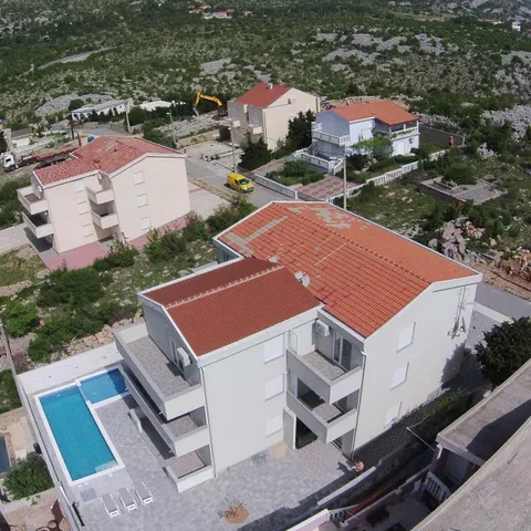 Karlobag, Cesarica – Kuća s apartmanima s pogledom na more