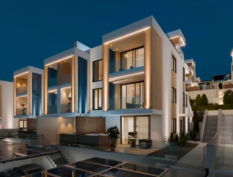 Trogir, Čiovo - Apartman u luksuznom apartmanskom naselju u blizini mora 61 m2