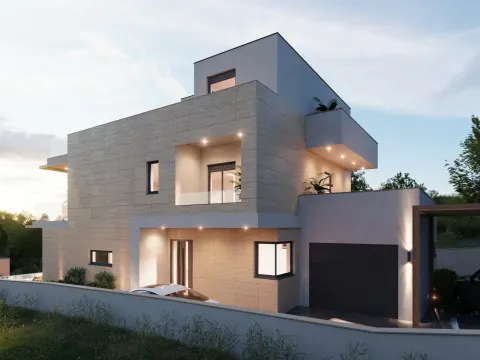 Šibenik, Dvornice- Luksuzna vila u izgradnji