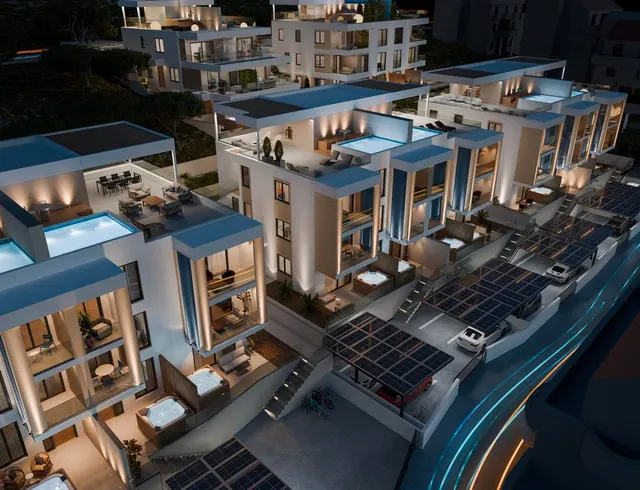 Trogir, Čiovo - Studio apartman u luksuznom apartmanskom naselju u blizini mora 27 m2