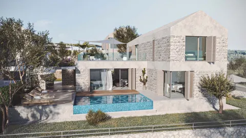 Brač, Supetar - Vila s bazenom u luksuznom kompleksu 280 m2