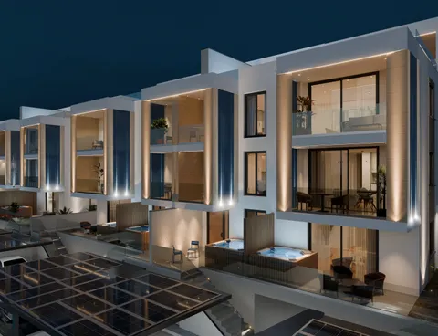 Trogir, Čiovo - Penthouse u luksuznom apartmanskom naselju u blizini mora 82 m2